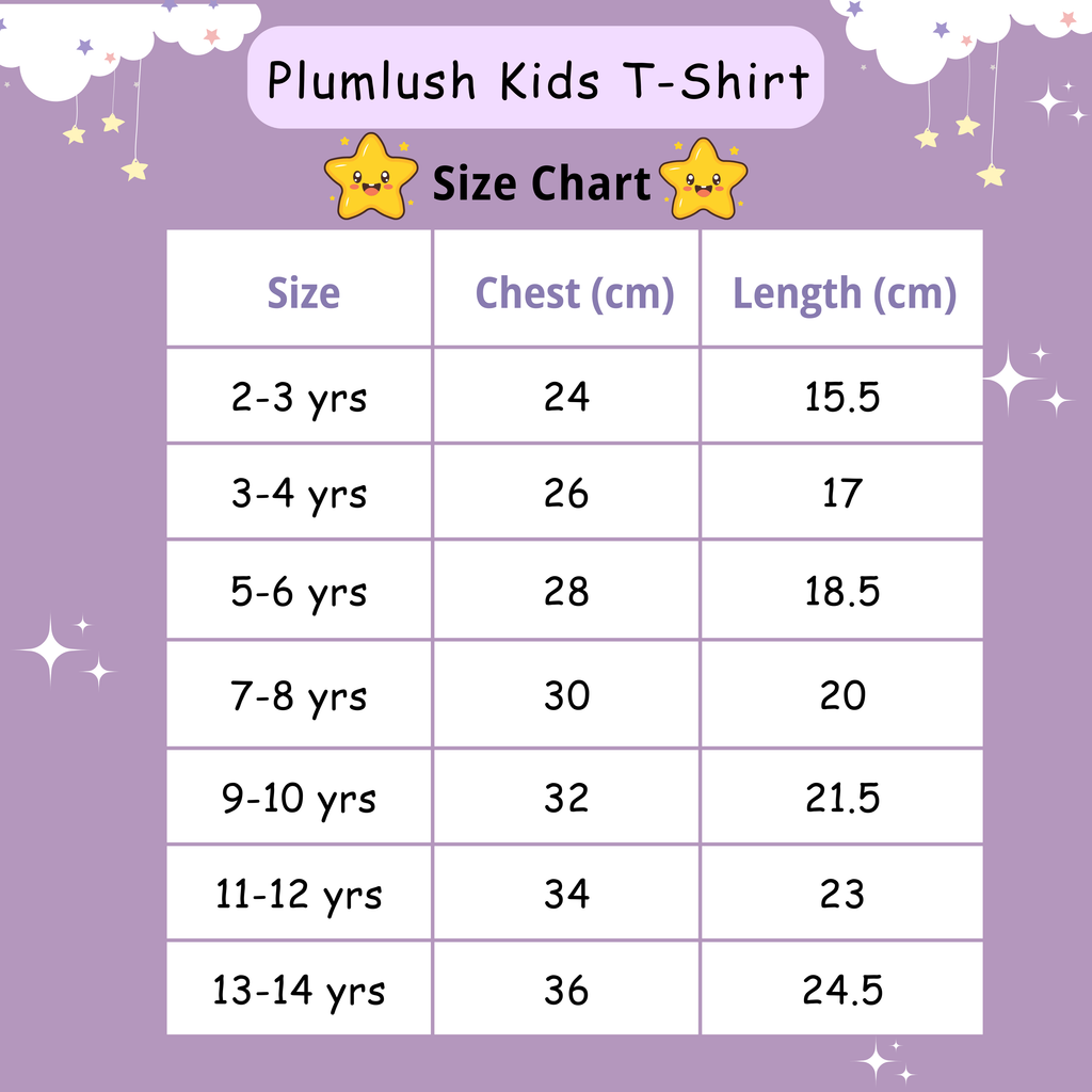 Plumlush Personalized Kids Premium 100% Cotton T-Shirt | Space Theme | Eco-Friendly Printed Tees