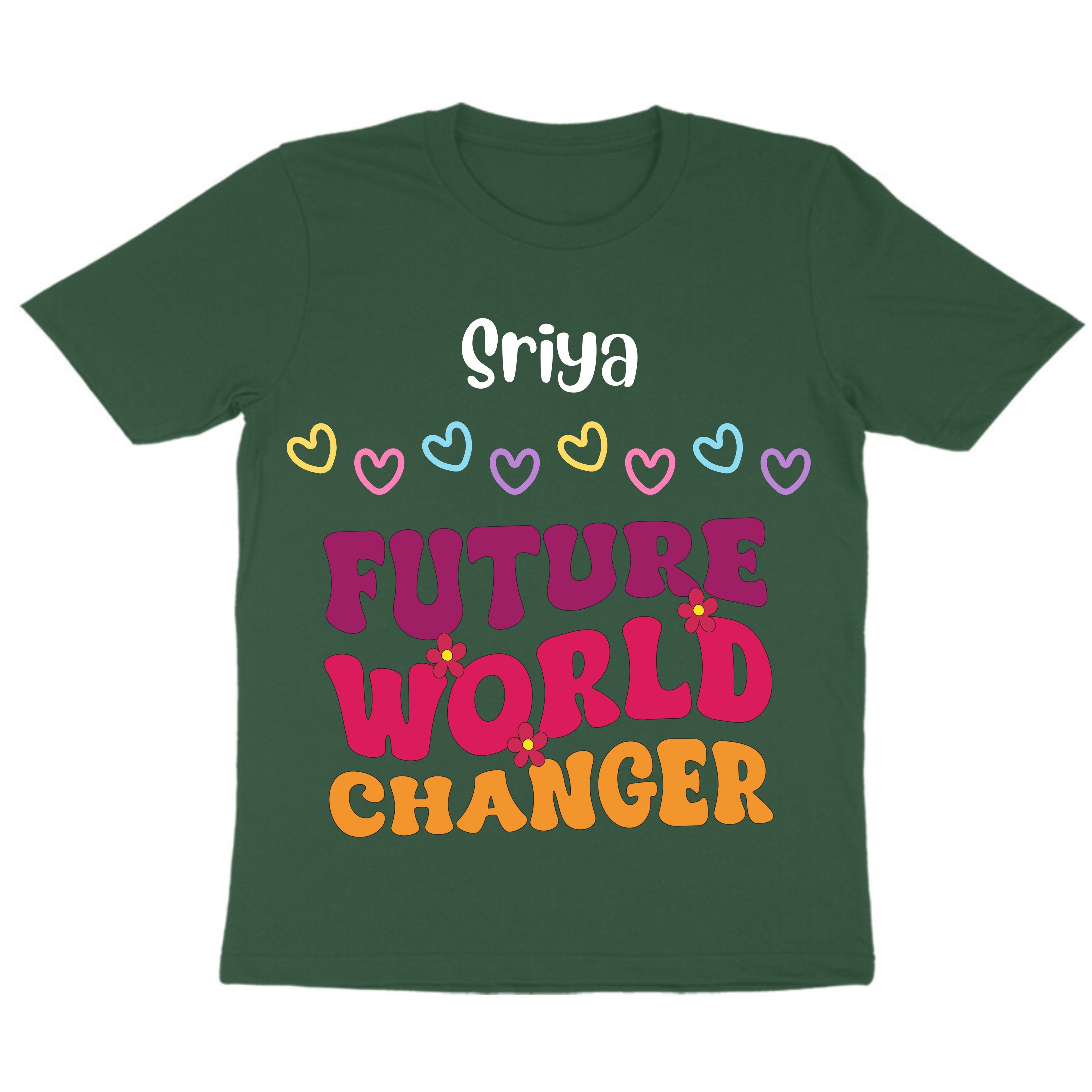 Plumlush Personalized Kids Premium 100% Soft Cotton T-Shirt | Eco-Friendly Printed Tees