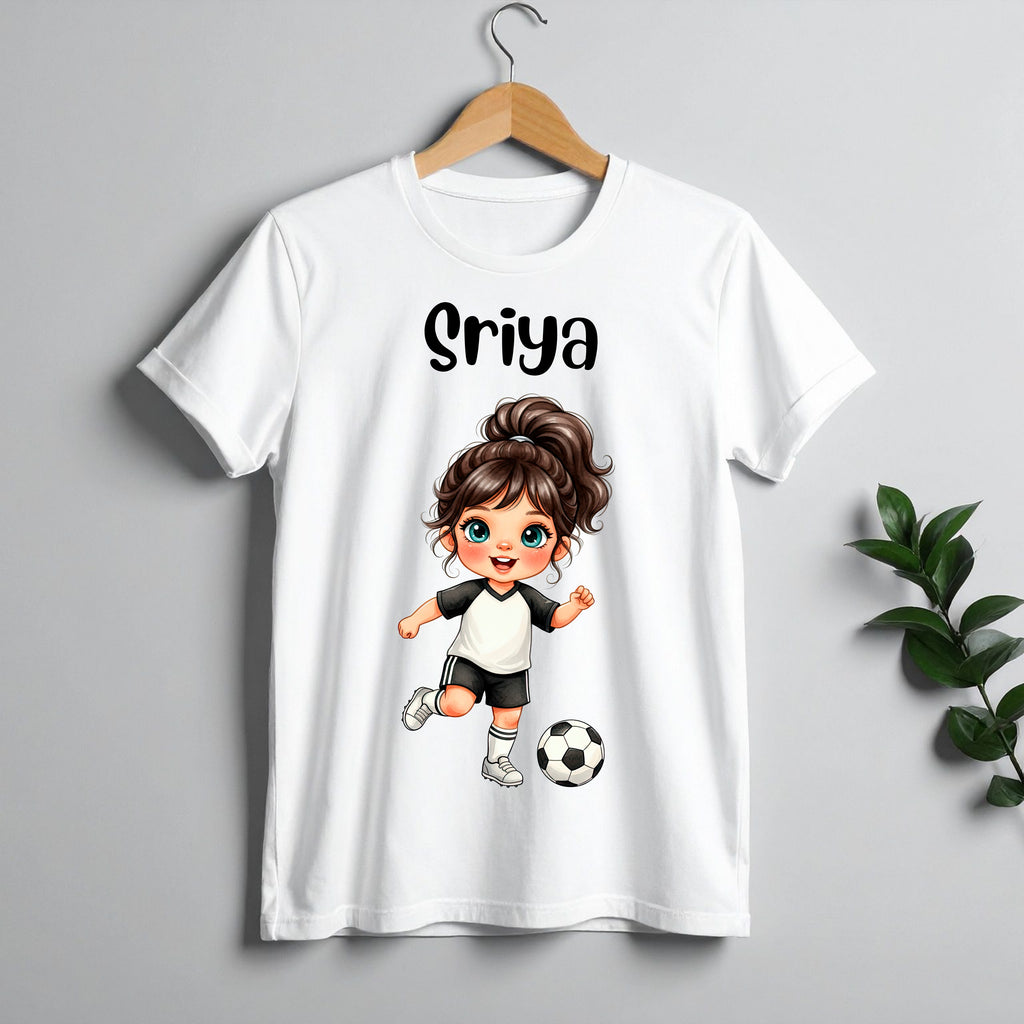Plumlush Personalized Kids Premium 100% Soft Cotton T-Shirt | Sports Theme | Eco-Friendly Printed Tees