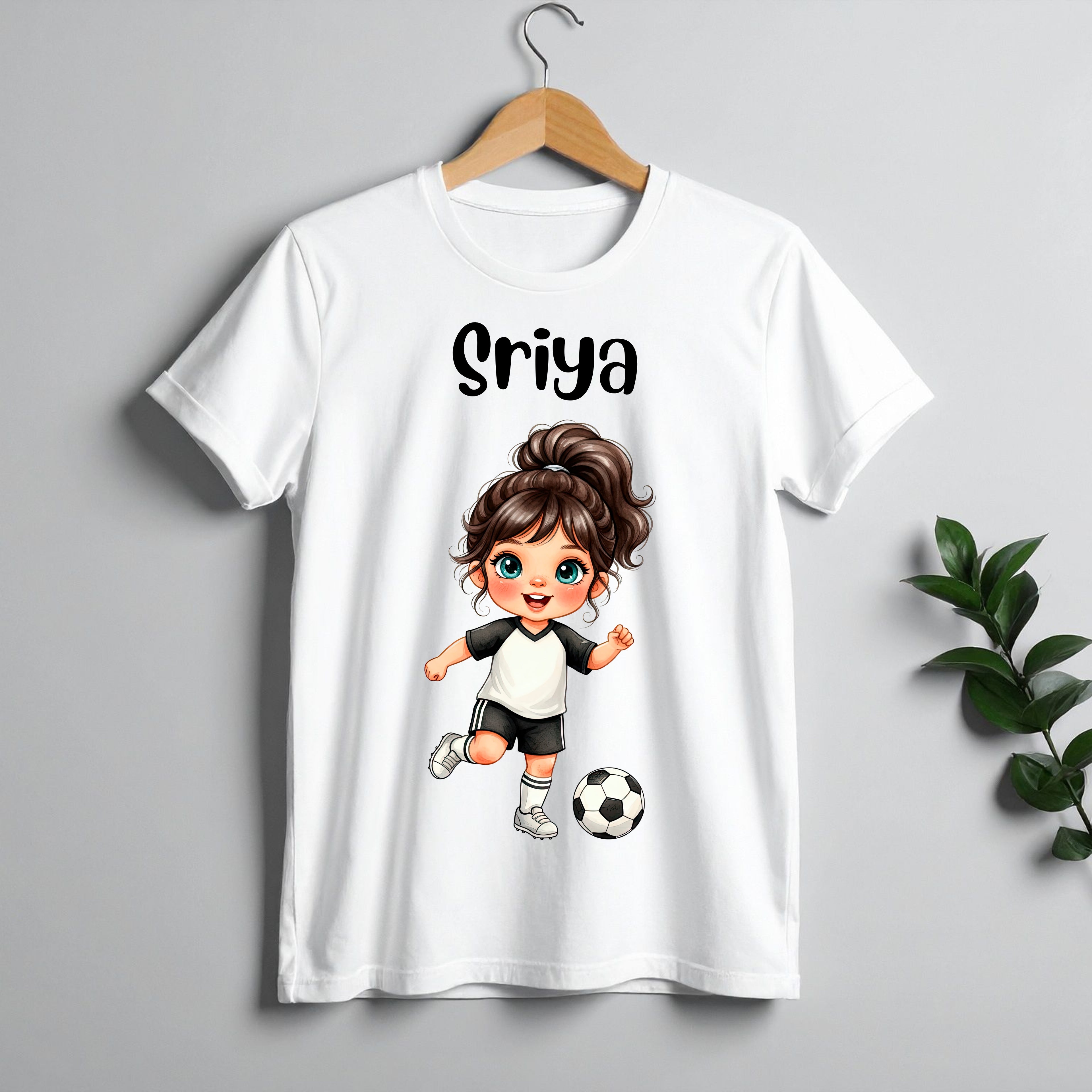 Plumlush Personalized Kids Premium 100% Soft Cotton T-Shirt | Sports Theme | Eco-Friendly Printed Tees