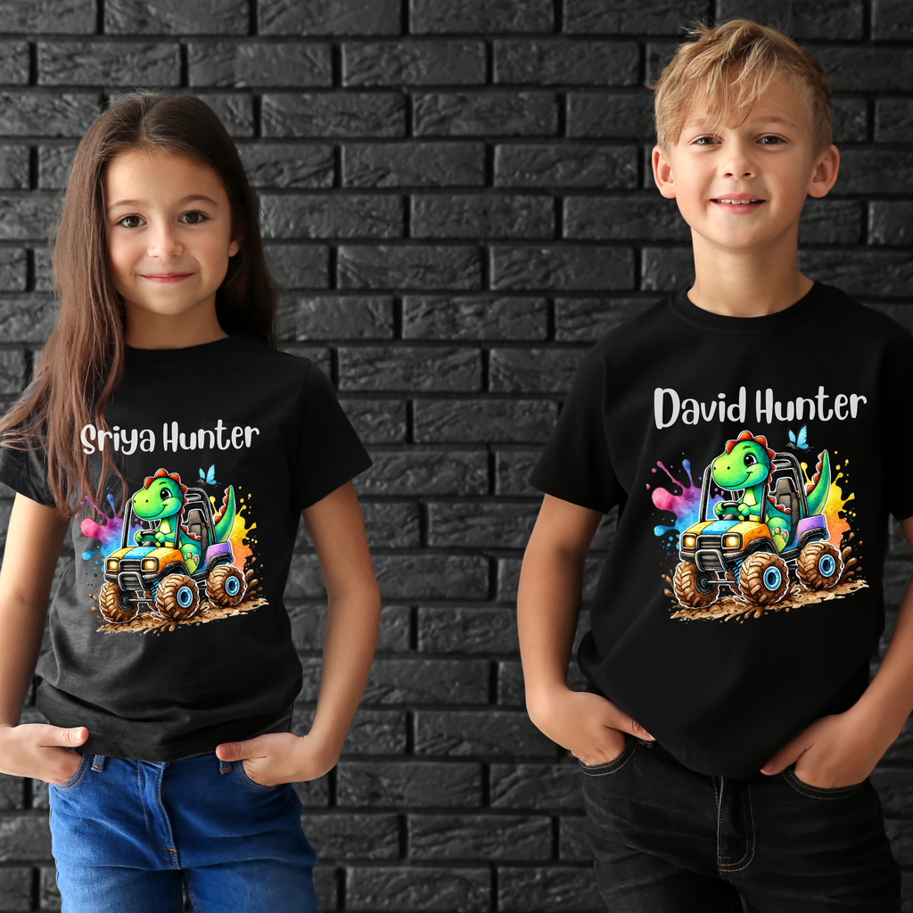 Plumlush Custom Kids Premium 100% Soft Cotton T-Shirt | Eco-Friendly Printed Tees